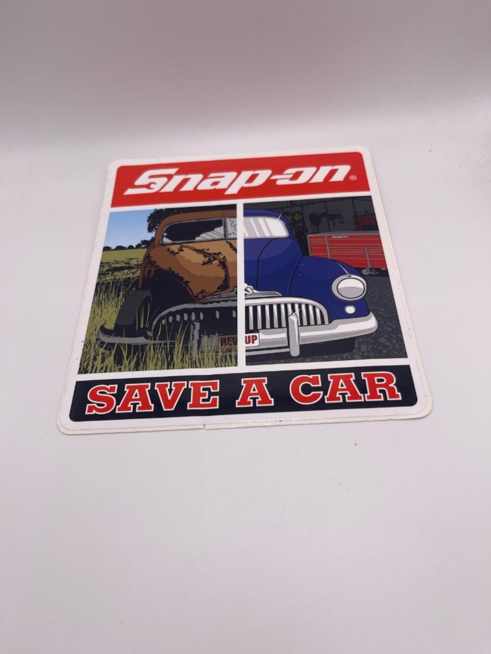 Snap-on Tools Save a Car Sticker New